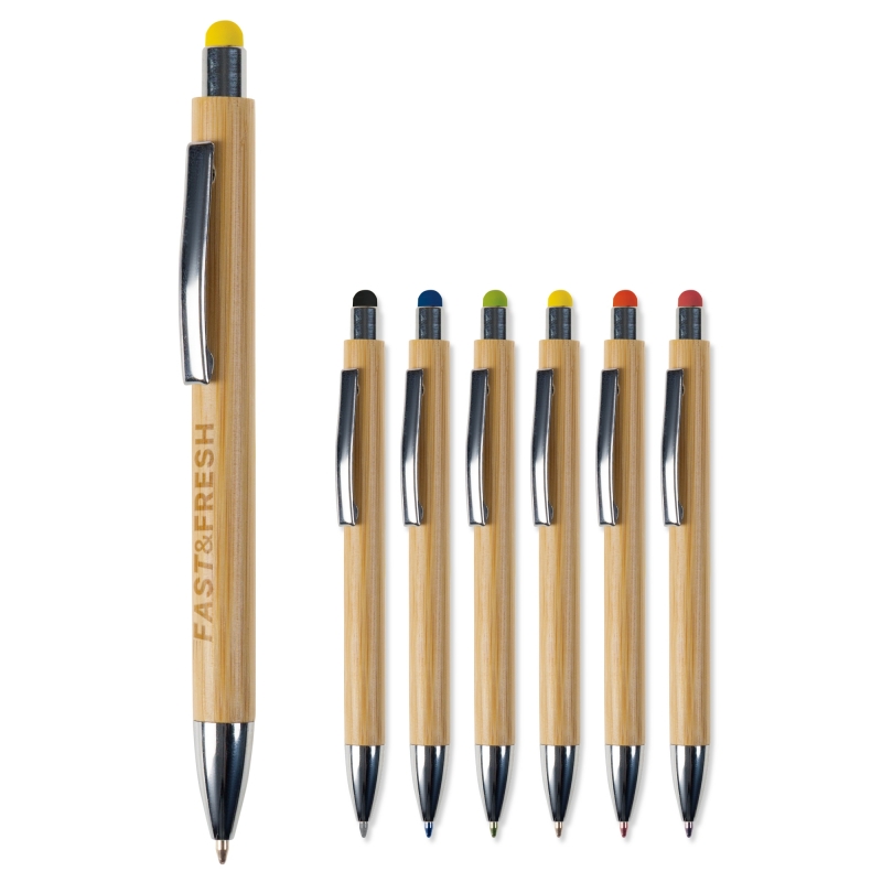 20004 Ball Pen Bamboo With Stylus
