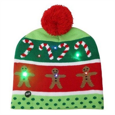 30022-LED Christmas Beanie Knit Hat