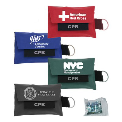 50002 CPR Shield Pouch with Attached Key-Chain