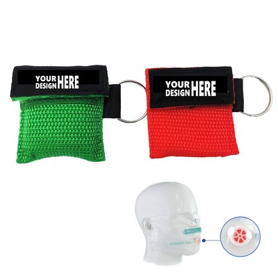50010 Emergency CPR Face Shield Mask With Key Chain
