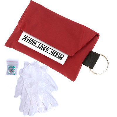 50015 Face Mask Key Chain Kit with Gloves