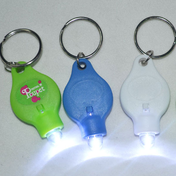 33007-Lamp Colorful Keyring Light Keychain Flashlights Finger Lighting