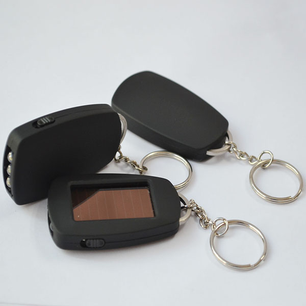 33009-Colorful Promotional  Solar Power Led Keychain