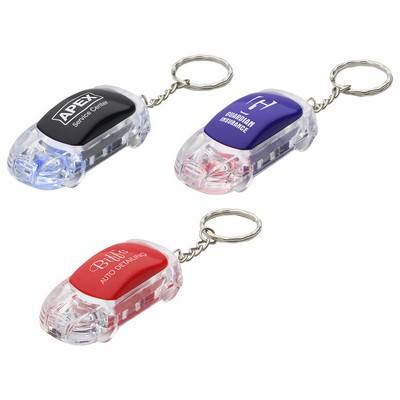 34001-Flashing Car LED Light Keychain For Promotion Gift