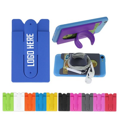 Silicone Phone Wallet with Stand
