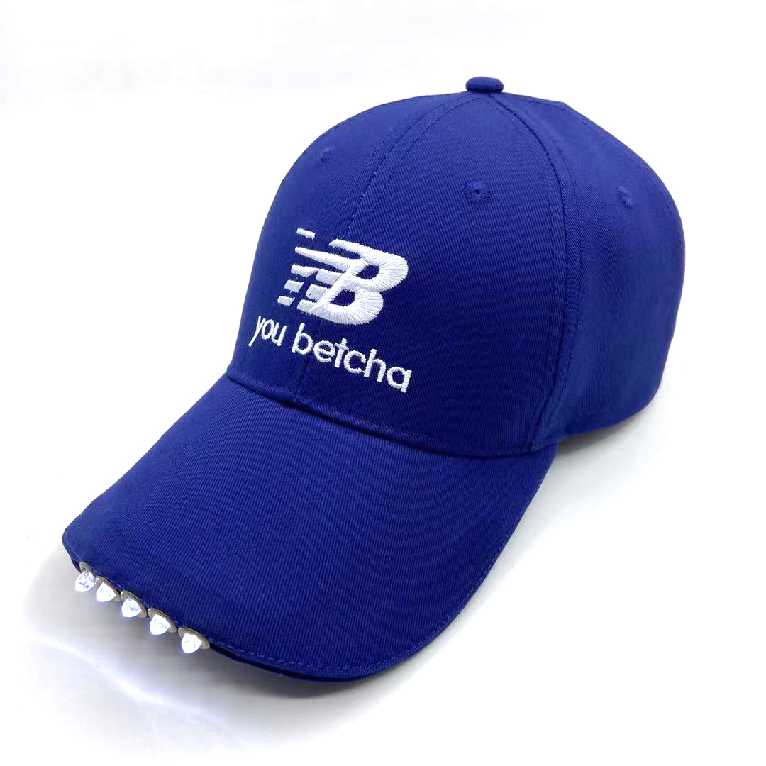 Sports Hat With 5 LED Flashlight