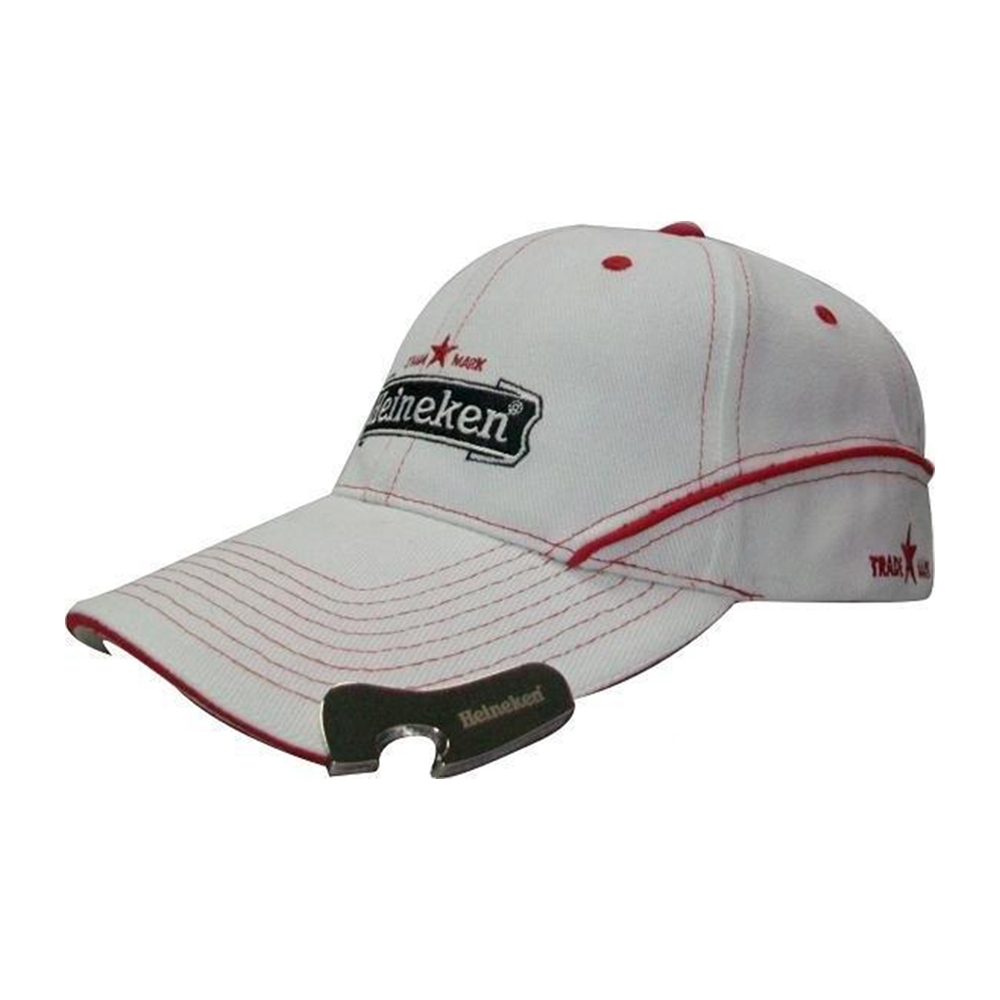 Baseball Cap with Bottle Opener