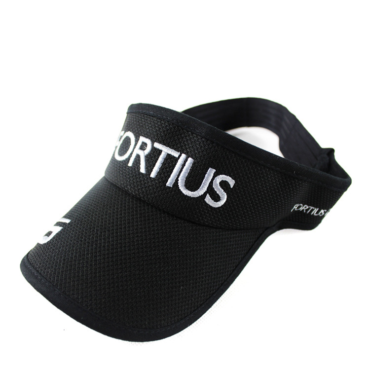 Embroidered Cotton Visor Cap
