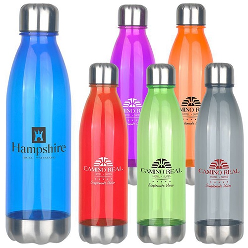 700ml Plastic Bottle with Stainless Base and Cap