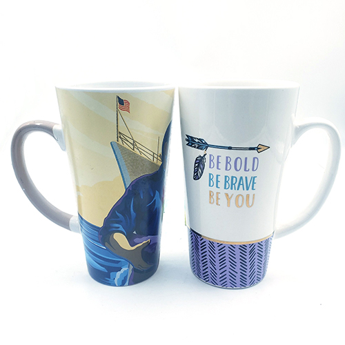 450ml Tall Cafe Ceramic Mug