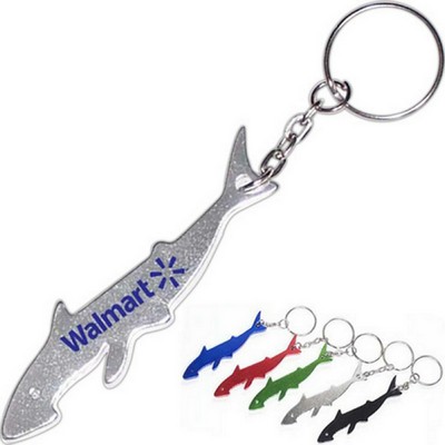 Shark Aluminum Keychain