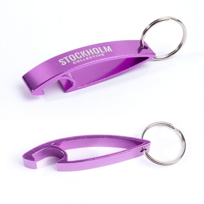 Engraved Aluminum Bottle Opener Keychains