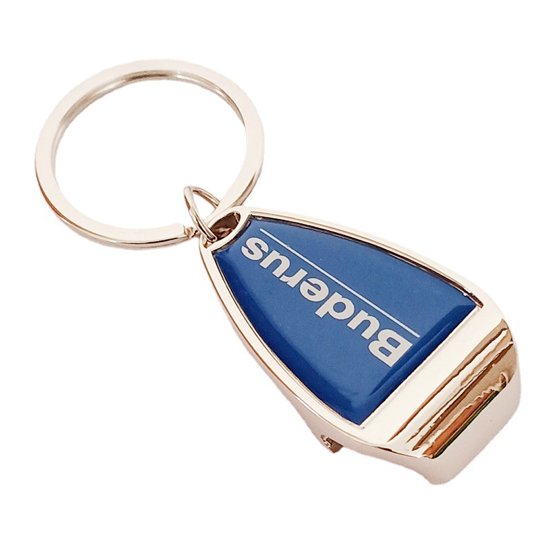 Metal Bottle Opener With Epoxy Logo