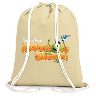Promotional Canvas Drawstring Backpacks