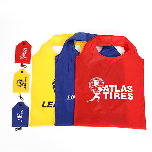 Folding Bag With Hook Promotional Gift
