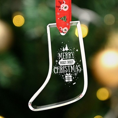 Crystal Sock Ornament